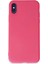 iPhone x Kılıf First Silikon - Pembe 1