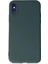 iPhone x Kılıf First Silikon - Koyu Yeşil 1