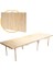 Katlanır Kamp, Piknik ve Bahçe Masası 75X228 cm - Ham Naturel Renk 3