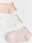 Yeni Sezon Basic Kiz Bebek Patik Corap 3'lu - S58635Z1 2