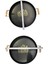 2'li Siyah Metal Yuvarlak Tepsi, Ahşap Saplı, 37 Cm, Kahvaltı ve Sunum Için Ideal 4