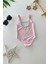 Pw Ptrl Baskılı Kız Çocuk Mayo bikini - Pembe 4