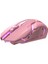 Sessiz Sevimli Işıklı Pembe Fare Kablosuz Şarjlı Oyun Faresi Mekanik Fare (Yurt Dışından) 2