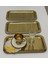 Altı Adet Büyük Gold Renk Dikdörtgen Çelik Servis ve Sunum Tepsisi 18X33 cm 3