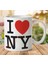 I Love Ny Iki Tarafı Baskılı Kupa Bardak 1