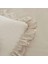 Pure Ruffle %100 Pamuk King Size Nevresim Takımı Ekru 7