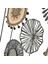 Deco Etnik Metal Tablo - Siyah / Kahverengi - 45 cm 3