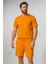 Tommy Şortlu Takım Clasic Düz Turuncu 1