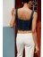 Fiyonk Detaylı Denim Bluz 3