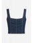 Fiyonk Detaylı Denim Bluz 4