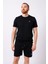Gantt Şort + T-Shirt Takım Siyah 1