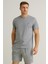 Gantt Şort+T-Shirt Takım Gri 1
