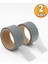 48 mm x 2 Metre (2 Adet) Yapışkanlı Sineklik Tülü Tamir Bandı Yırtık Kopmuş Delik Fiber Tül Yapıştır 1