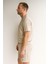 Lacco Şortlu Takım Clasic Düz Açık Bej 2