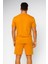 Polo Şortlu Takım Clasic Düz Turuncu 3