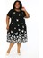 Kadın Büyük Beden Viskon Elbise 2