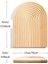 Bohem Oval Bambu Sunum Tepsisi, Kahverengi, 32 cm 3