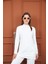 Viskon Tunik ve Pantolon Takım-Beyaz 2