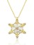 925 Ayar Gümüş Gold Kar Çiçeği Kadın Gümüş Kolye T5050 (491491) 1