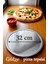 Paslanmaz Çelik Pizza ve Pide Tepsileri, 28-36 Cm, Pişirme ve Sunum Için Set 3