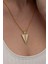 Üçgen Altın Kolye Ucu 2