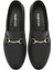 Kadın Siyah Deri Maskülen Loafer 25SFD350618 7