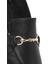 Kadın Siyah Deri Maskülen Loafer 25SFD350618 9