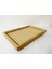 Rattan ve Bambu Malzemeli, 28X19CM Şık ve Doğal Tepsi, Ev ve Davetler Için Ideal 4