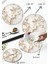 2'li Set Yapay Güller, Çap 32 ve 20 Cm, Bej Renkli, Şık Dekoratif Süsler 2