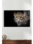 Leopar Portresi Yatay Cam Tablo, Modern Ev Ofis Dekoru, Hediyelik Duvar Dekorasyonu, Kırılmaz Cam 1