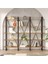 El4 5 Raflı Elanor Metal Kitaplık 220CM*34CM*180CM Ela4-A 1