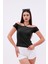 Hanger Omuz Dekolteli Çapraz Askılı Kısa Kollu Kadın Bluz, Boyun Askılı Kaşkorse Kumaş 3
