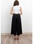Midi Boy Hasır Kemerli Keten Pantolon 30278 3
