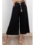 Midi Boy Hasır Kemerli Keten Pantolon 30278 4