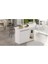 Island 120CM Ada Mutfak Yemek Masası 2 Kapaklı Beyaz Isl2-W 4
