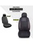 Ford C-Max Araçlara Uyumlu Oto Koltuk Kılıfı Seti - Violet Serisi Siyah/kırmızı 3