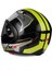 Çene Açılır Sarı Grafik Kask Siyah Vizörlü Ece Belgeli 3