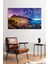 Deniz Kenarında Şehir Manzarası Yatay Cam Tablo, Modern Ev Ofis Dekoru, Hediyelik Duvar Dekorasyonu 2