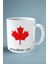 Kanada Canada Bayrak Baskılı Kupa Bardak Çift Taraflı Kişiye Özel Model 1 2
