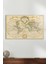 Ingiliz Vintage Dünya Haritası Yatay Cam Tablo, Modern Ev Ofis Dekoru, Hediyelik Duvar Dekorasyonu 1