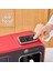 Hatır Plus 5 in 1 Konuşan Közde ve Sütlü Türk Kahvesi ve Filtre Kahve Makinesi Cherry Red 4