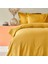 Back To Basic Açık Hardal %100 Pamuk Çift Kişilik Nevresim Takımı 2