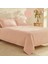 Fierra %100 Pamuk Çift Kişilik Nevresim Takımı Pudra 1