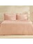 Fierra %100 Pamuk Çift Kişilik Nevresim Takımı Pudra 6