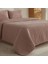 Elie Çift Kişilik Yatak Örtüsü Seti Pudra 2
