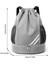 Drawstring Sırt Çantası Suya Dalı Spor Çantası String Sırt Çantası Salonu Sackpack Mesh Cepleri Ayakkabı Bölmesi Kadın Erkek Çocuklar Renk: Açık Gri (Yurt Dışından) 1