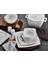 Bone Square Porselen 60 Parça Yemek Takımı - 45001 1