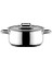 Colombus Metal Kulp Cam Kapak Derin Tencere - 24 Cm 1