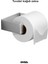 2 Li Set / Paslanmaz Çelik Havluluk ve Tuvalet Kağıtlığı / Yapışkanlı Tasarım / 26 Cm-18 cm 7