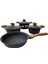 Lincoln 7 Parça Tencere Seti - Mat Siyah 1